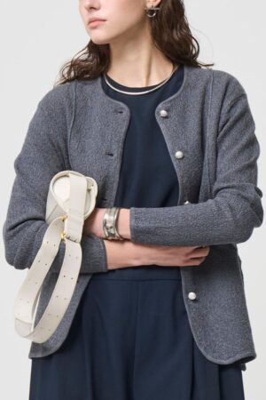 Relax Silk Jacket - GRAY - seven dot (01)