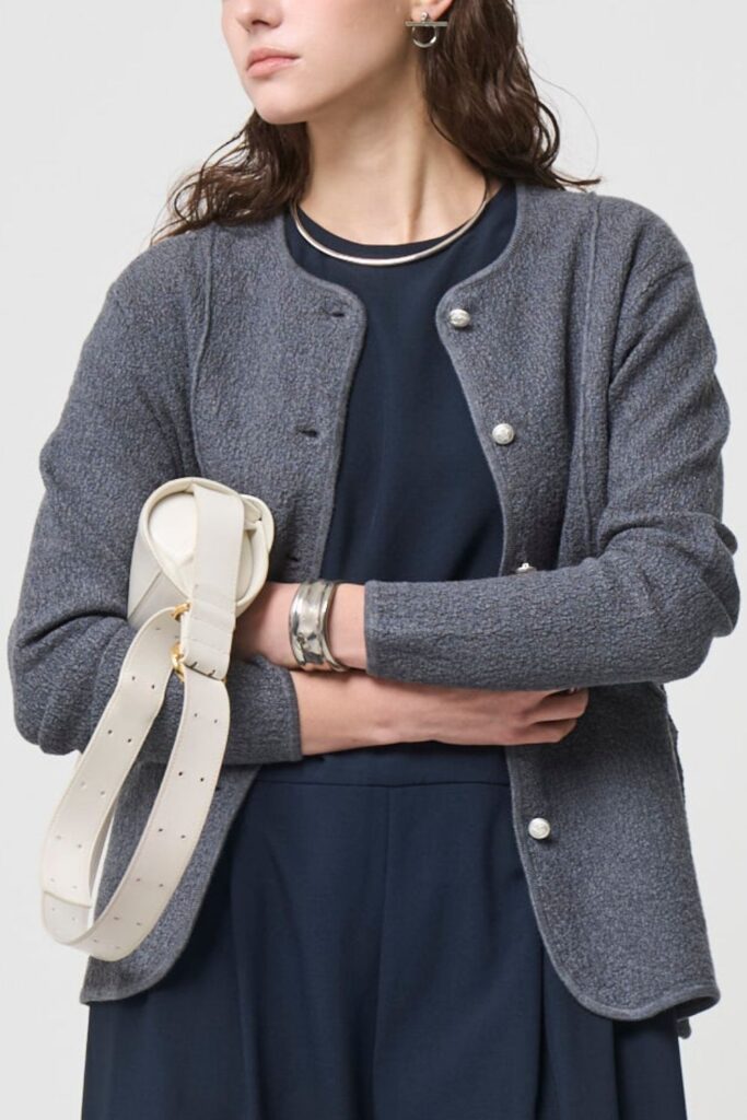 Relax Silk Jacket - GRAY - seven dot (01)